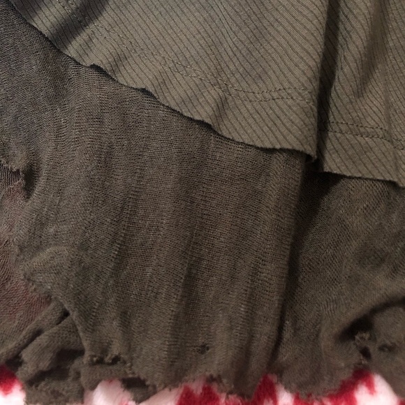 WE THE FREE Ribbed Boho Swing Blouse Size S - Picture 11 of 11